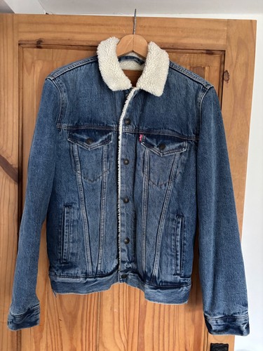 Levi shearling denim - levi's, trucker