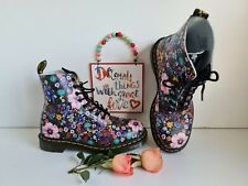 Dr Doc Martens 1460 WL Wanderlust floral pascal boots 8 hole UK 6.5 US 8.5 EU 40