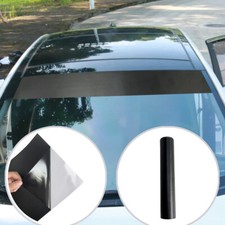 Universal Car Matte Black Sun Visor Strip Windscreen Sunstrip Sticker 130*20cm