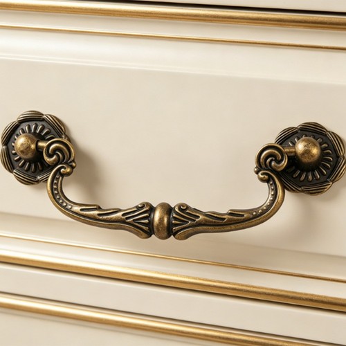 Antique brass look drawer - antique,
