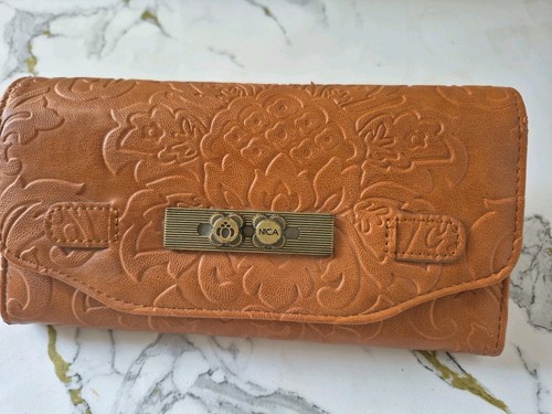 Vintage nica tooled tan faux - nica,