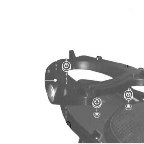 Rear luggage rack for - rear, yamaha