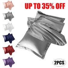 2 Pack Satin Silk Pillowcase