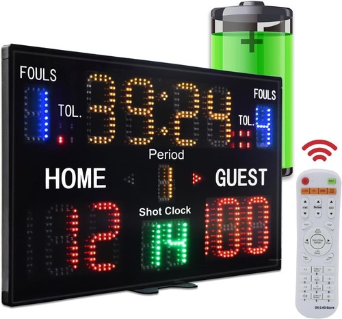 Digital scoreboard with - digital, remote