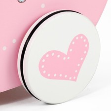 Wooden Pretty Pink Doll's Pram