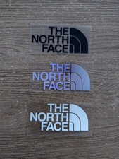 4 x The North Face Transfers 7cm X 3.5cm Sports Logos Iron On Black Or White