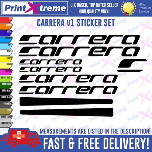 Carrera vinyl decals stickers - carrera,