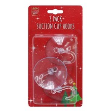 Large Suction Hooks 3pc