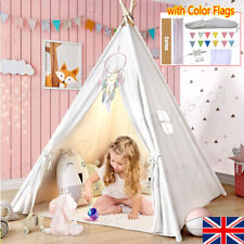 Large Children Indian Tent Teepee DIY Kids Wigwam Indoor & Outdoor Play House·UK
