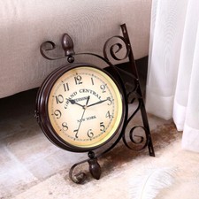 Double Sided Clock Metal