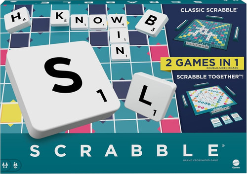 Mattel scrabble board game - scrabble,