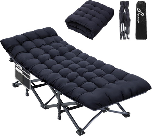 Luxury folding camping bed - folding,