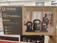 KAYMAN 3pc Kettlebell Set 2kg