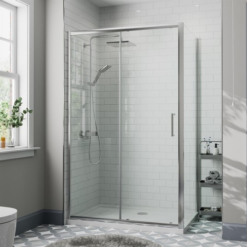 1200 900mm sliding shower - x,