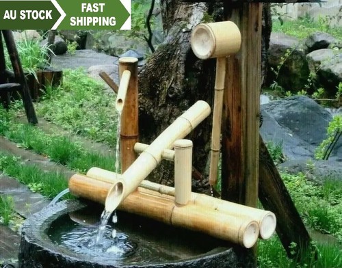 Bamboo accents water feature - bamboo,