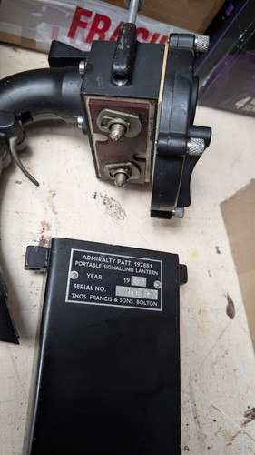 Aldis type battery signalling - type,