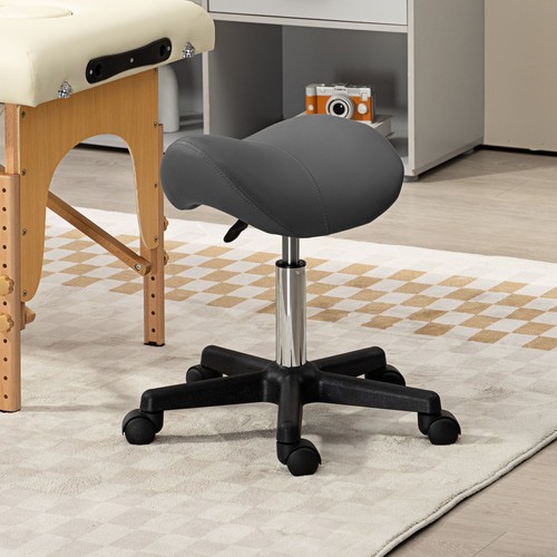 Homcom saddle stool - saddle,