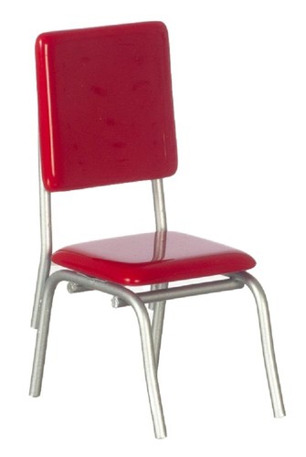 Dolls house 1950 retro red - house,