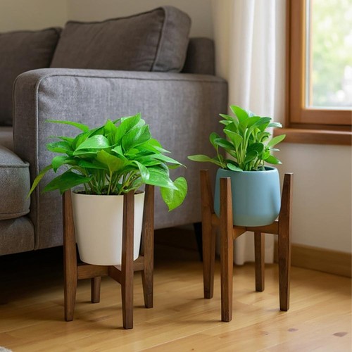 Adjustable wooden plant - wooden,