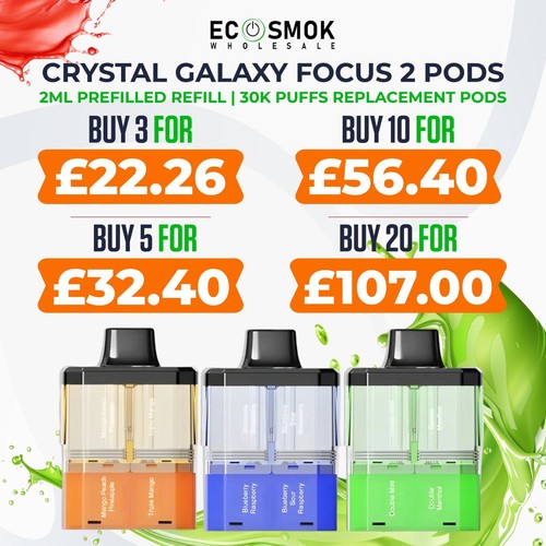 Crystal galaxy focus pods - focus, 2