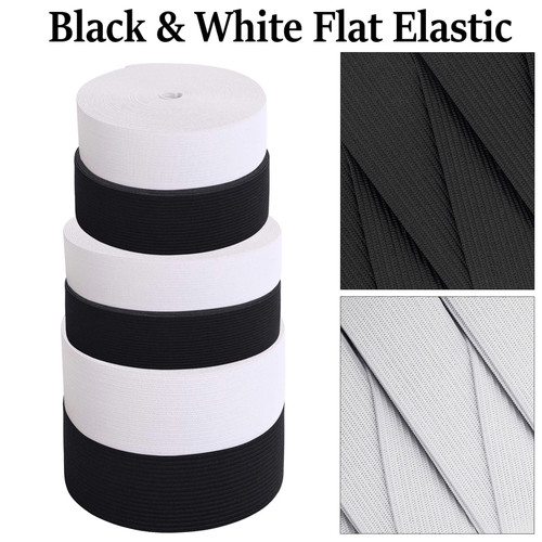 3mm 75mm flat elastic - 3mm-75mm, cord