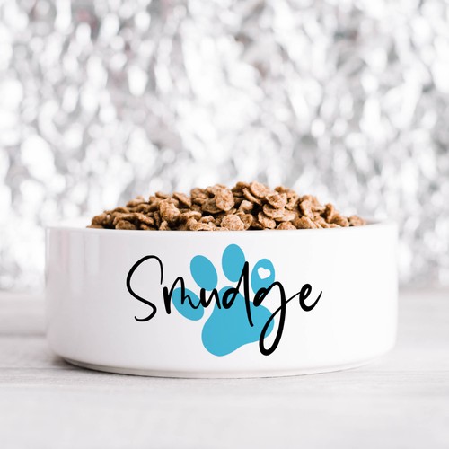 Personalised pet bowl - bowl, cat