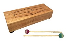 Hand Made Wooden Xylophone Music Box with Recycled Bouncing Ball Sticks