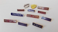 12 VINTAGE ENAMEL UNIVERSITY