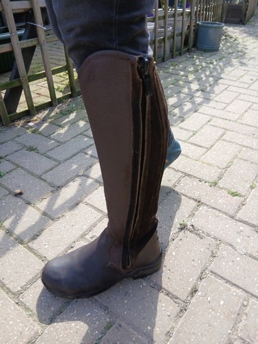 Toggi brown long riding boots - brown,