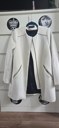 Zara coat white - coat, l