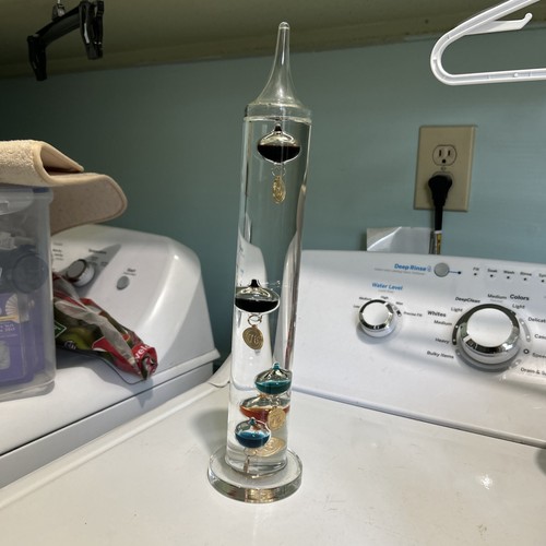 Galileo glass thermometer - glass,