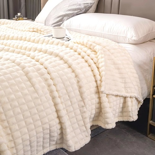 Large ribbed faux fur - faux, warm
