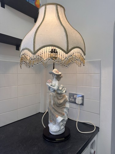 Vintage table lamp elegant - table, "elegant
