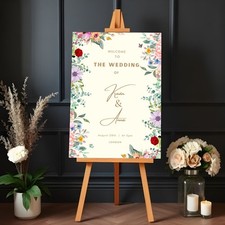Personalised Floral Wedding