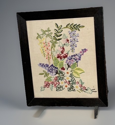 Vintage linen cross stitch - vintage,