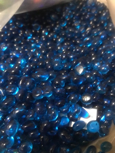 Glass pebbles for - , arts/craft