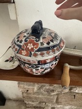 Japanese Imari Lidded Jar Hand