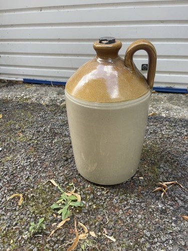 Large vintage two tone glazed - large,