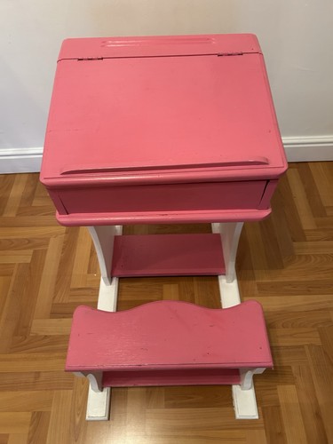 Child vintage wooden desk - child’s,