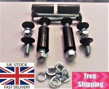 Black Bumper Bolt Set for MK1/ MK2 Escort With Spacers (4 short 4 Long) 
