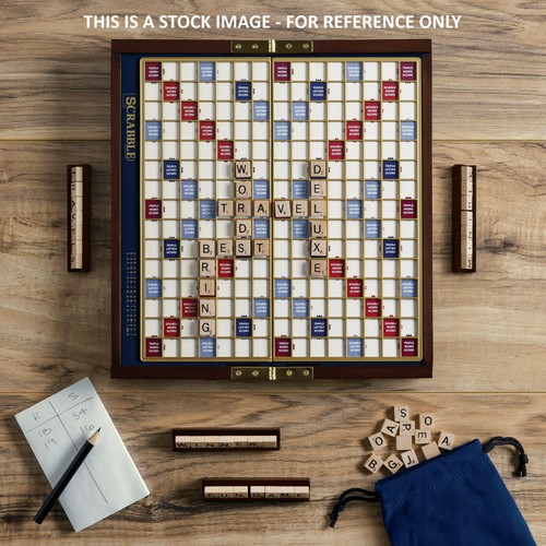 Scrabble deluxe travel edition - deluxe,