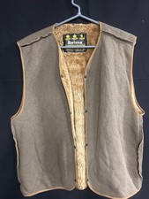 Vintage BARBOUR Warm Pile Lining Mens England Made Fleece