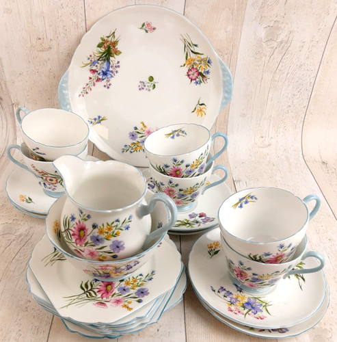 Shelley wild flowers - shelley, vintage