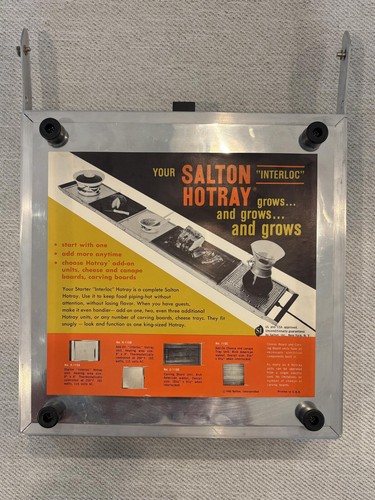 Vintage salton hotray - hotray, interloc
