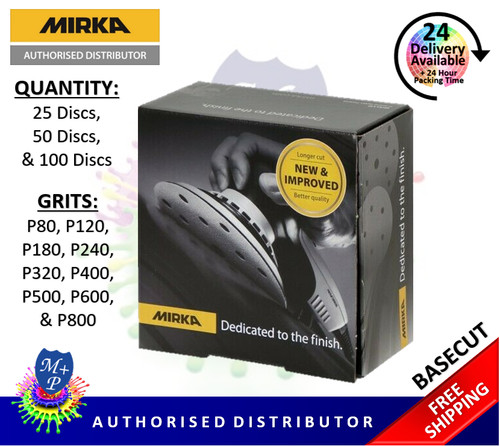 Mirka basecut 150mm sanding - basecut, 6"