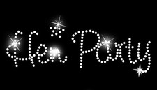 HEN PARTY Iron on Wedding Hen