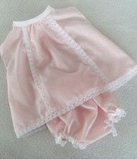 PINK & WHITE DRESS & PANTIES ~ 2 PIECE OUTFIT for 16" TINY TEARS DOLL ~ NOT DOLL