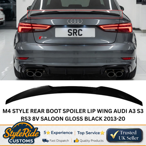 Style rear boot spoiler lip - m4,