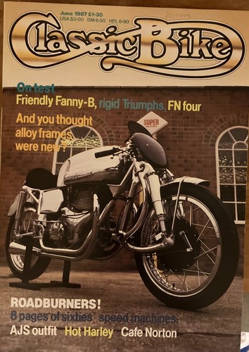Classic bike june 1987 ajs - june, 1987.ajs