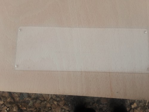 Door push pull plate - plate, protector